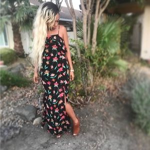 Black Floral Dress
